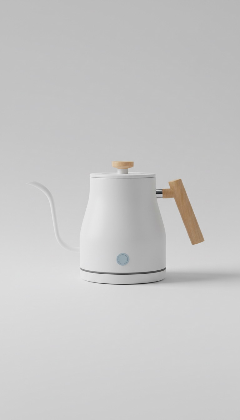 Minimalist Electric Kettle with Matte Finish